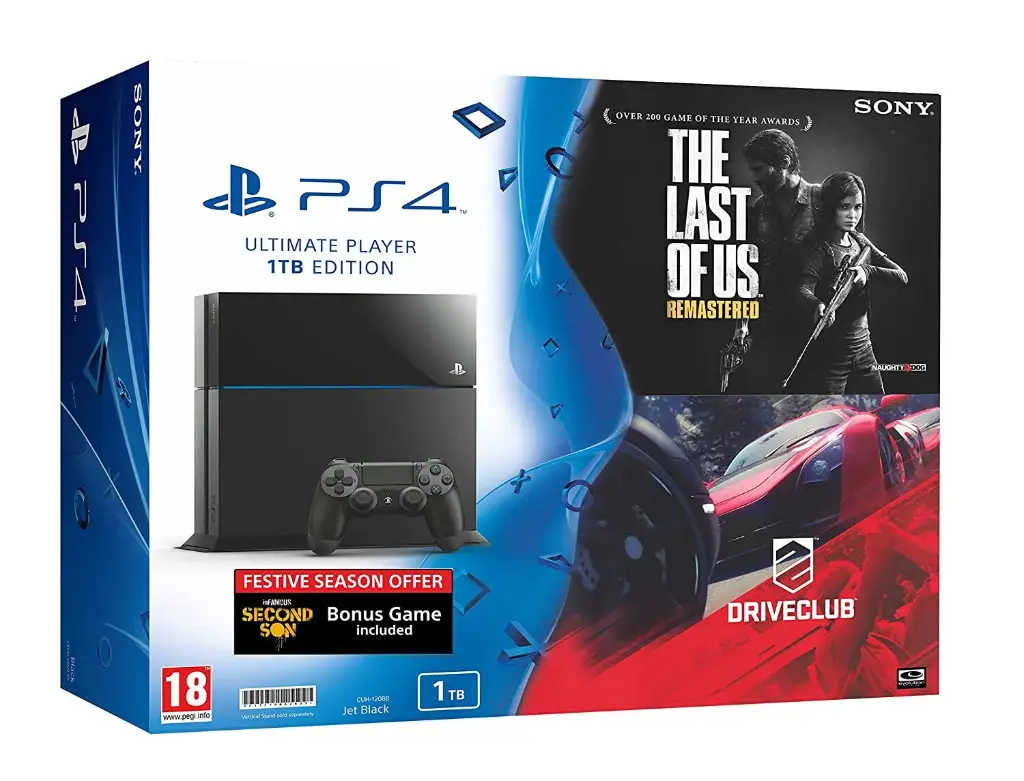 Sony Playstation 4 fat edition 1 TB + 6 months warranty