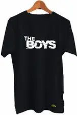 Round neck black t-shirt