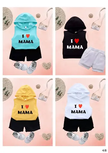 Sleeve less clothes pair 4