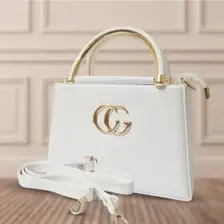 White handbag