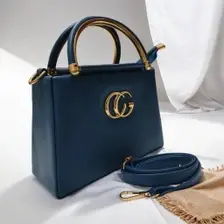 Blue handbag