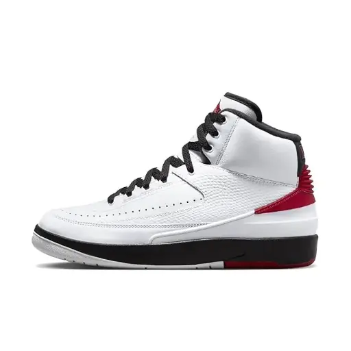 Jordan Men WMNS Air 2 Retro-White/Varsity Red-Black-Dx4400-106-6.5Uk, Casual
